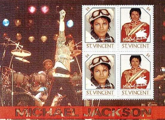 Michael Jackson Wallpaper of Stamps