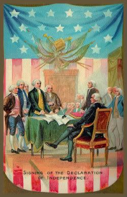 signing of declaration of independance