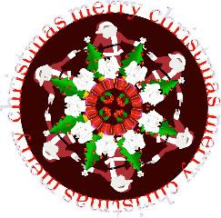 Christmas mandala