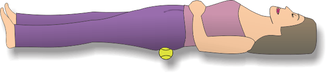 tennis ball on piriformis