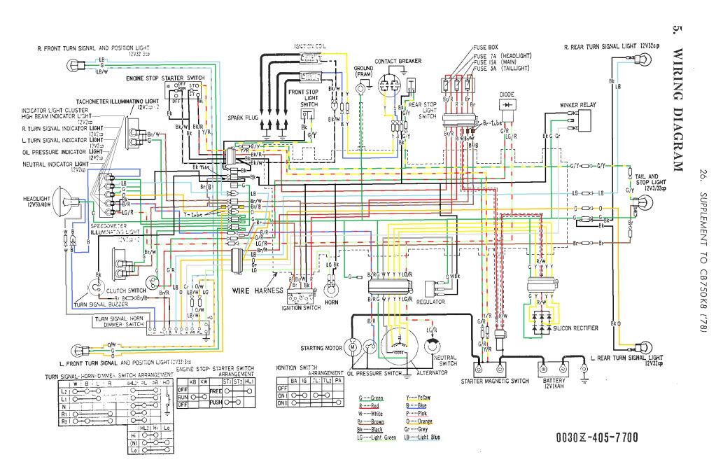 Honda vfr 750 wiring diagram #5