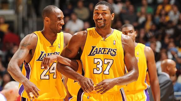 Ron artest and Kobe bryant Pictures, Images and Photos