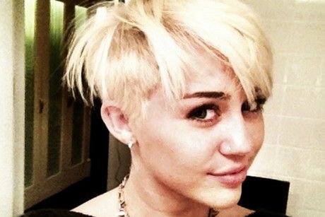 Miley Cyrus Boyish Haircut