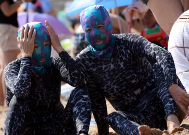 Face-kini - China Beach Craze