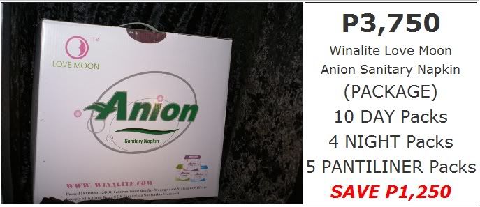 Anion Sanitary Napkins