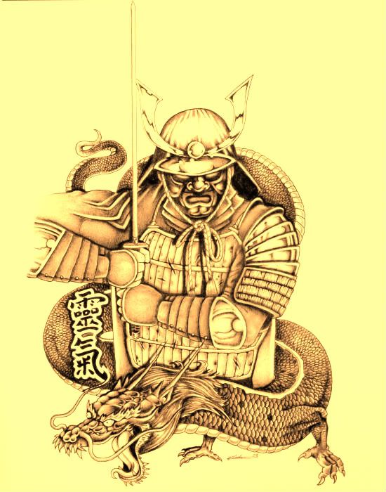 japanese samurai tattoos. tattoo Samurai Battle art