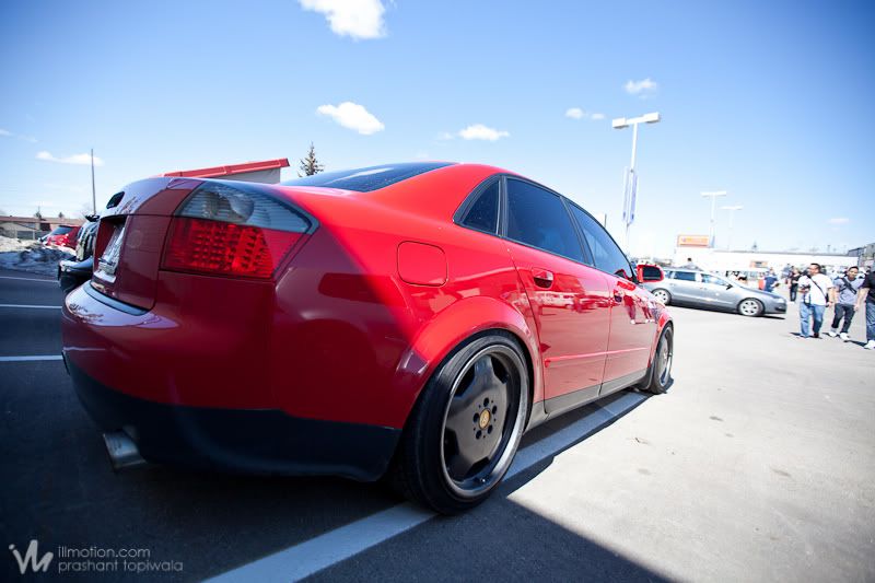 2004 Audi A4 18T quattro 6 Speed Brilliant Red