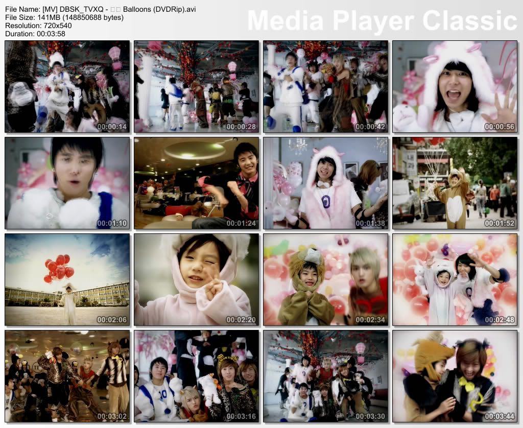 DBSK- Ballons