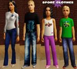 Spore clothes for The Sims 2