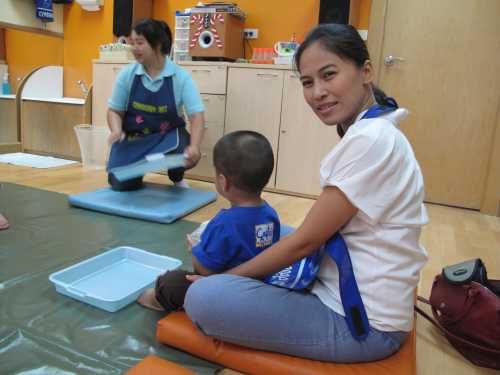 First time Art Class at Gymboree