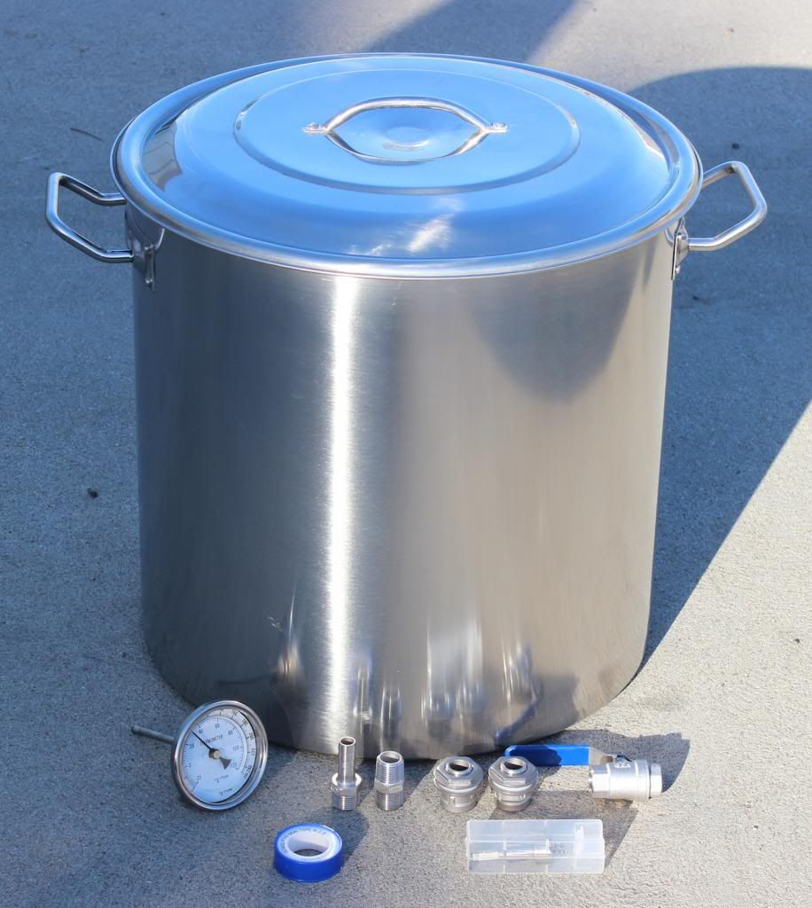 CONCORD Home Brew Kettle DIY Kit w/ Accessories Stainless Steel Beer