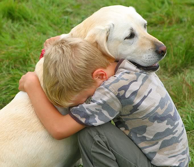 hug.jpg kid hugs dog image by dancegirl264