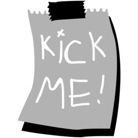 kick me Pictures, Images and Photos