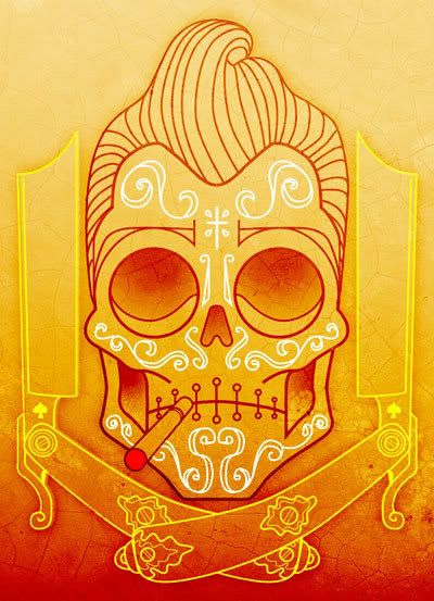 mexican skull tattoo. 97%