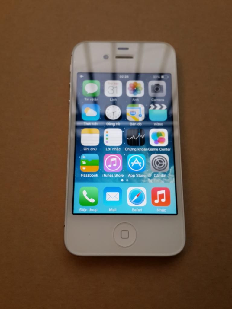 iPhone 4s 32G trắng quốc tế mới 98-99%
