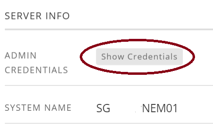 root credentials