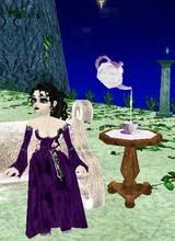 animated witch tea set