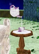 animated witch tea seat close