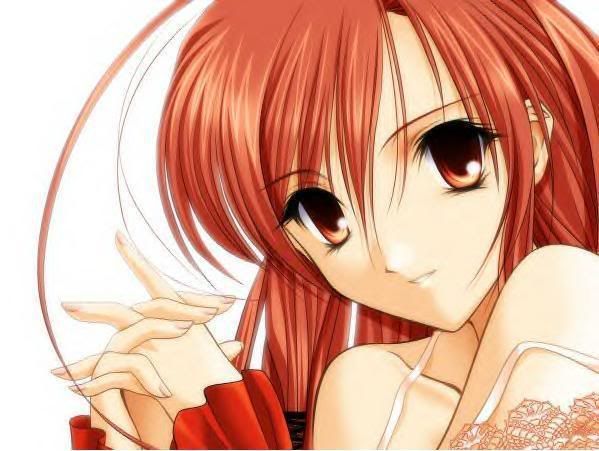Anime Girl Red Pictures, Images and Photos