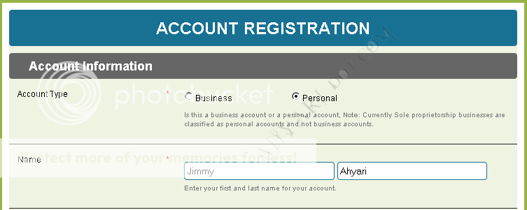 Account Registration
