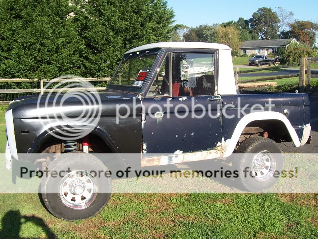 Ford bronco half cab top for sale #6