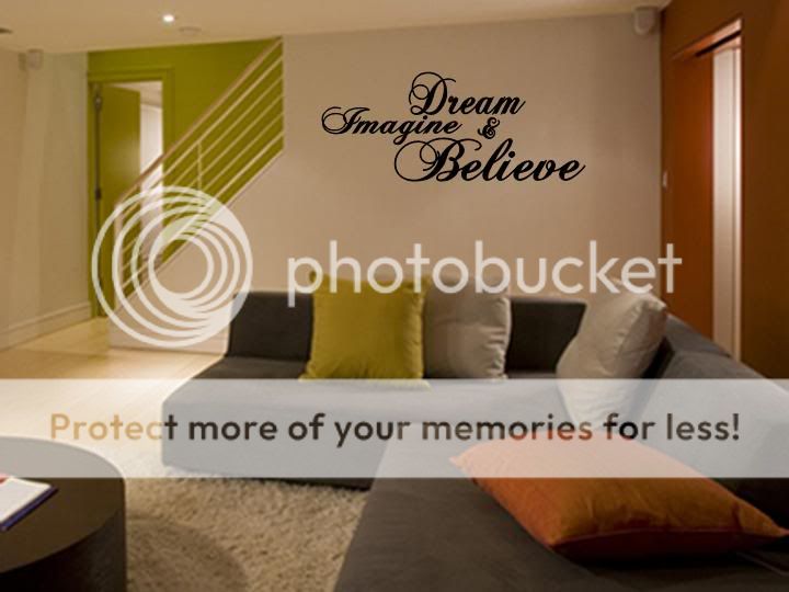 Dream Imagine Believe Vinyl Wall Art Decal Home 36