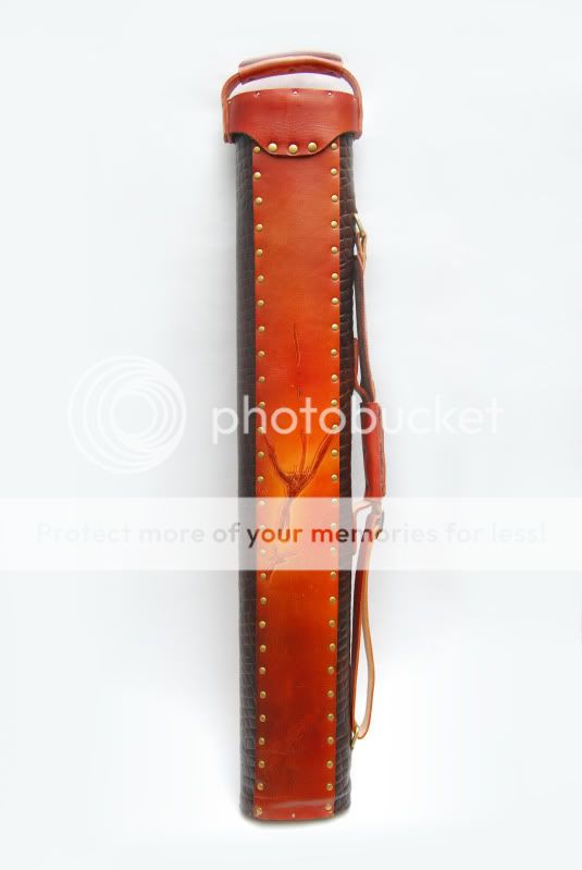 Doctor Cheng New Custom Delta Real Leather Pool Cue Case 14
