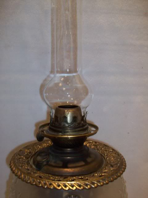 Antique Fostoria Iris Oil Lamp Original - $0.00 : Cydneys Antiques ...