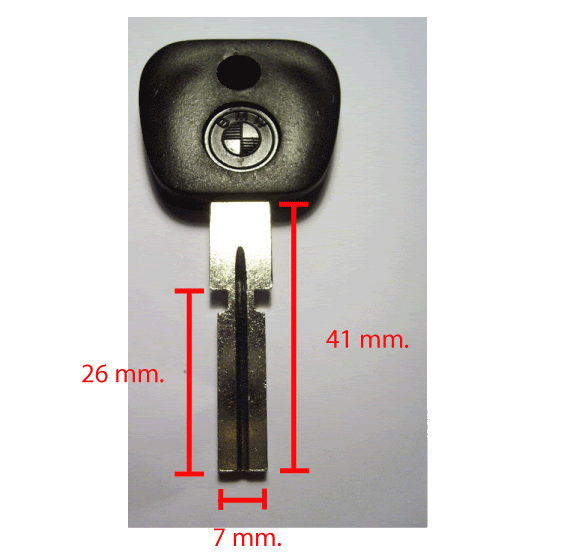 BLANK KEY BMW NEW SERIES 3 5 7 325 330 318 525 530  