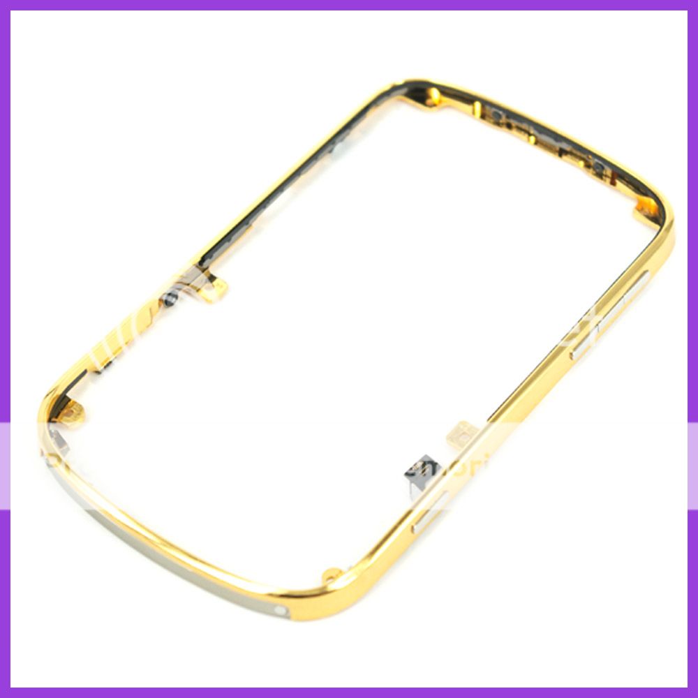 Original Bezel Frame for Blackberry 9900 9930 Electroplated with Gold 