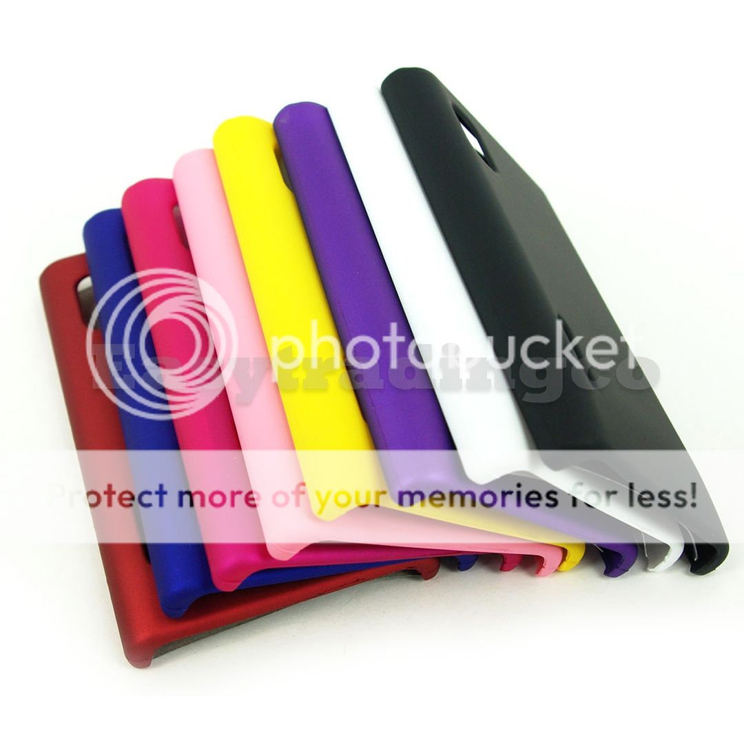8x Back Cover Case LG Optimus L5 E610 Black Blue Pink Purple Red White