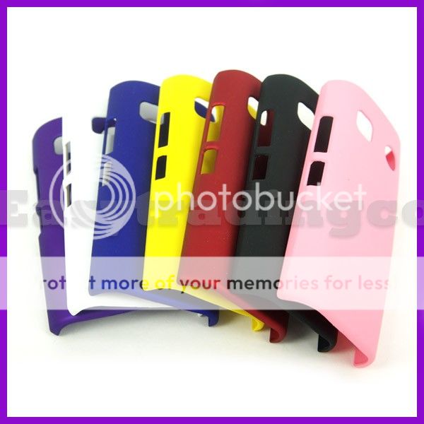 7x Hard Back Cover Case for Nokia 500 Black Blue Pink Purple Red White 