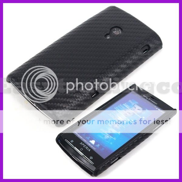 Back Cover Case Sony Ericsson Xperia X10 Carbon Fiber  