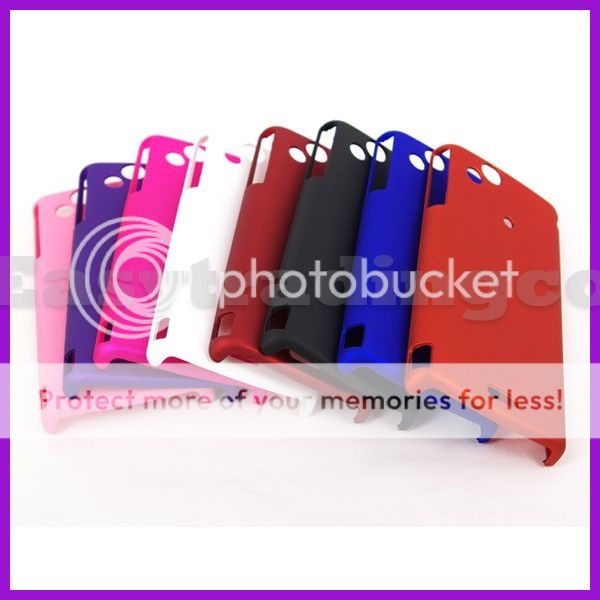 8x Hard Back Cover Case Sony Ericsson Xperia Arc X12  