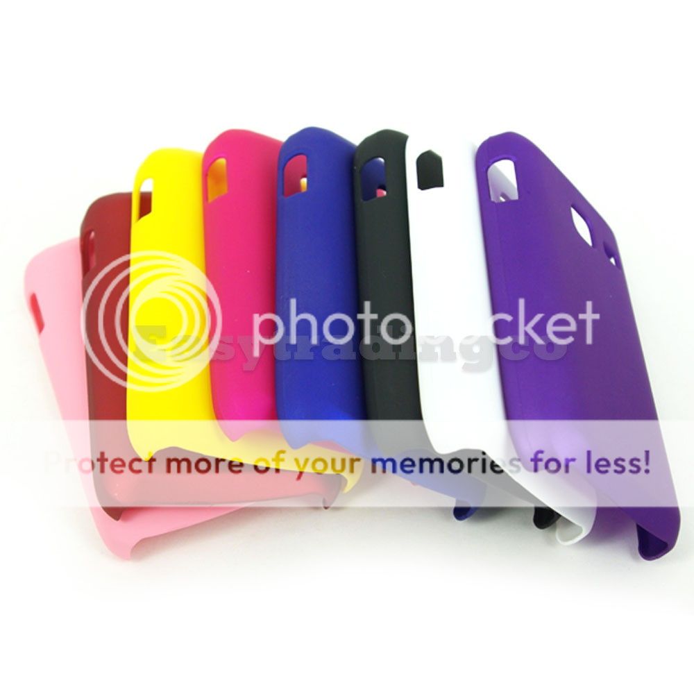 8x Back Cover Case Samsung Galaxy Y Duos S6102 Black Blue Pink Purple Red White