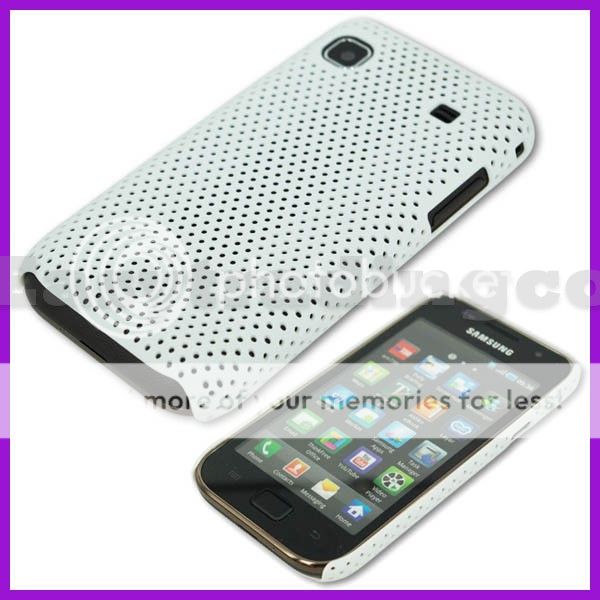 Mesh Back Cover Case Samsung i9003 Galaxy SL White  