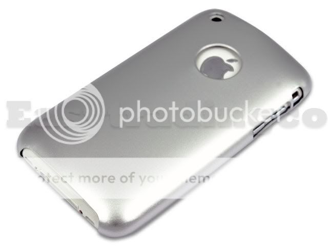 Metal Aluminum Back Cover Case for iPhone 3G 3GS Silver  