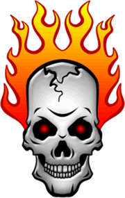 red-flaming-skull-clipart.gif gif by txm37bw | Photobucket